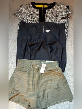 3 Piece Ladies Size 4 Bundle, 2 Dresses, & 1 NWT Pair of Shorts, Size 4